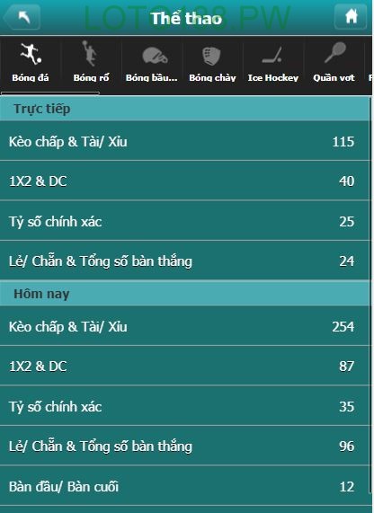 thể thao loto188 6